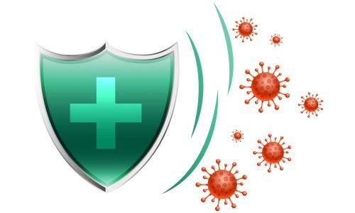 healthcare medical shield protecting virus to enter